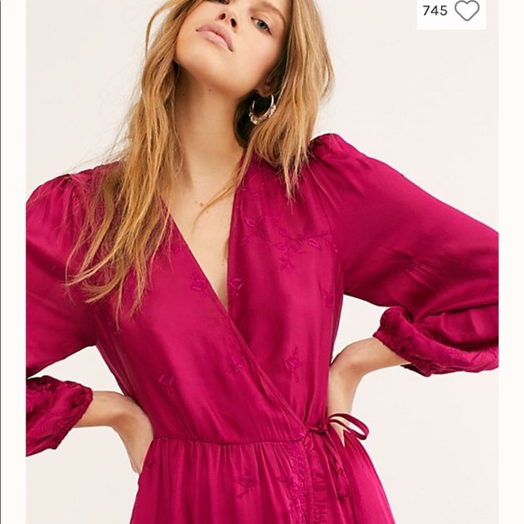 Free People Meringue wrap dress - Picture 3 of 7